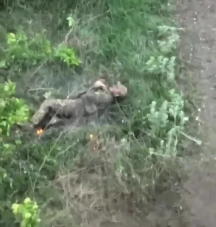 Preview for Frontline💛💙 on X- 'Orcs swallowed his bomb 💣 and was blasted to hell🔥💥 https---t.co-H1B4luJpXg' - X