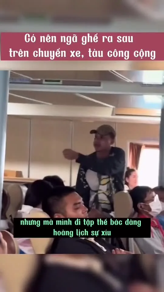 Preview for Có nên ngả ghế ra sau trong các chuyến xe công cộng