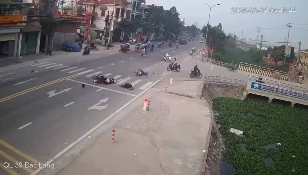 Preview for 2 vụ TNGT cách nhau chưa đầy 30s tại cùng 1 điểm tại Nguyên Xá, Đông Hưng, Thái Bình – HHĐP